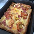El cooksnap de Fla Shank cuando hizo Tarta de jamón y queso.