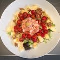 El cooksnap de maria cuando hizo Ensalada de salmón fresco.