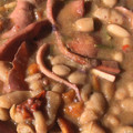 El cooksnap de Mabi cuando hizo Pota con alubias.