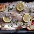 El cooksnap de Amparito Araya cuando hizo Corvina al horno.