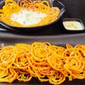 FOOD TRAILER's cooksnap of when they made Instant Jalebis (With Eno).