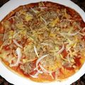 El cooksnap de celia cuando hizo Pizza de atún.