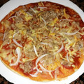 El cooksnap de celia cuando hizo Pizza de atún.