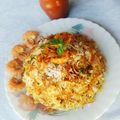 Dipti Warange's cooksnap of when they made कोलंबी बिर्याणी.