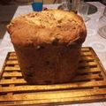 Péter Erős Cooksnap-ja, amikor elkészítette a(z) Kakaó csíkos mazsolás kalács kenyérsütőben receptet.