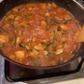El cooksnap de Coni VJ cuando hizo Zapallo Italiano con Quifaros (fideos).