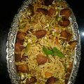 Neeta Bhatt का कुकस्नैप जब उन्होंने सोया वेज बिरयानी (Soya veg biryani recipe in hindi) बनाया था।