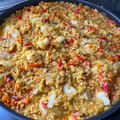 El cooksnap de mjmonseco cuando hizo Arroz con bacalao.