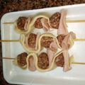 El cooksnap de Marion Magro cuando hizo Brochetas de albóndigas.
