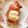 Cooksnap de Camila Alleman quando cozinhou Trouxinha de bacon com mozarela.