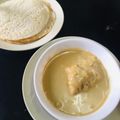 Cooksnap Nurul Kefftya semasa beliau membuat Serabai Kuah Durian.