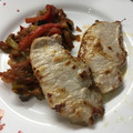 El cooksnap de Mireia Puig cuando hizo Lomo de cerdo con samfaina.