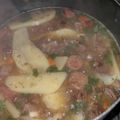 El cooksnap de Cyndia Constanza Mella cuando hizo Ajiaco tradicional chileno.