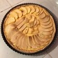 El cooksnap de Dennis Abarca Calderon cuando hizo Tarta de manzana y crema pastelera.