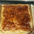 El cooksnap de Jazmín cuando hizo Tarta de hojaldre con cabello de ángel almendra fileteada y un toque de miel.