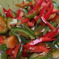 El cooksnap de Myriam Tapia O cuando hizo Ensalada de Pimiento Morrón Verde 🫑.