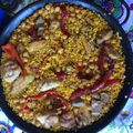 El cooksnap de FinaGutierrez cuando hizo Paella de verduras y pollo a la cerveza.