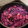 El cooksnap de Rosa Martinez cuando hizo Ensalada templada de col lombarda y manzana.