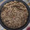 El cooksnap de angelp cuando hizo Arroz con pollo y setas.