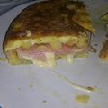 El cooksnap de Polo Magico cuando hizo Tortilla de papa rellena.