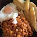 El cooksnap de Catalina Araya cuando hizo Garbanzos atomatados o garbanzos fritos.