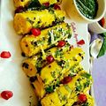 Sudha Agrawal का कुकस्नैप जब उन्होंने खांडवी (Khandvi recipe in Hindi) बनाया था।