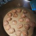 El cooksnap de Lorena Garcia Amigo cuando hizo Albóndigas en salsa de almendras.