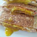 兩寶媽媽 的 輕鬆做簡單吃-熱壓花生起士蛋吐司 cooksnap