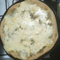 El cooksnap de Reina Godoy cuando hizo Pizza fugazzeta.