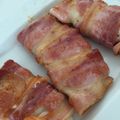 El cooksnap de Elena cuando hizo Pollo y Queso envuelto en Bacon.