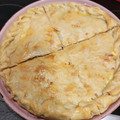 El cooksnap de Sofía Dinatolo cuando hizo Masa para tartas saladas: Tarta de pollo, zanahoria, cebolla, huevo, jamón y queso cáscara colorada!.