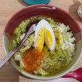 Cooksnap dari Noerlia Bashar untuk resep Soto ayam kuah kuning + koya