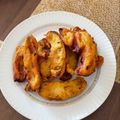 Cooksnap AZRUL semasa beliau membuat Pisang goreng rangup kuk krak.