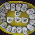 El cooksnap de Chaky cuando hizo Sushi y nigiri.