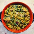 il Daniela Innamorati quando ha preparato Quinoa carciofi,zafferano e porri