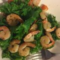 JENNIFER's cooksnap of when they made Spicy Thai Shrimp & Kale Salad.