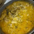 El cooksnap de Alerre cuando hizo Merluza con gambas y alcachofa en salsa de puerro.