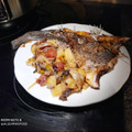 El cooksnap de Zaida TC @alquimiasfood cuando hizo Lubina al horno con guarnición.