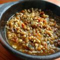 El cooksnap de Julieta Luján cuando hizo Guiso de Lentejas y Arroz económico.🍜.