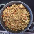 El cooksnap de Eva Nicolás Soler cuando hizo Arroz con pollo al curry.