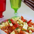El cooksnap de Viviana cuando hizo Ensalada caprese con tomate, mozzarella y albahaca (ENTRADA).