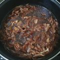 El cooksnap de Michelle Márquez cuando hizo Bistec a la cerveza.