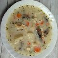 Beáta Tóth Cooksnap-ja, amikor elkészítette a(z) Tárkonyos csirkeragu leves 🍲 receptet.