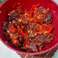 Cooksnap dari Echa Joezliana untuk resep Dendeng Babi Balado