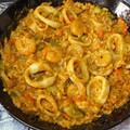El cooksnap de Gilbert (Aprenent a la vida 📚♻️☯️) cuando hizo Arroz con judías y gambas.
