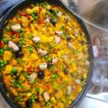 El cooksnap de Eugenia Seijas cuando hizo Paella de marisco.