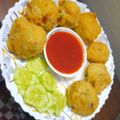 Zobia Sajjad's cooksnap of when they made Potatoes and corn croquettes 😜.