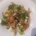 El cooksnap de Carlos Passenger cuando hizo Ensalada de pasta con fiambre de pavo, queso fresco y albaricoque.
