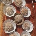 El cooksnap de Iria Barrios cuando hizo Trufas bajas calorías 40cal por unidad.