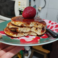 El cooksnap de natalia lopez cuando hizo Panqueques de Avena y Banana (pancakes).